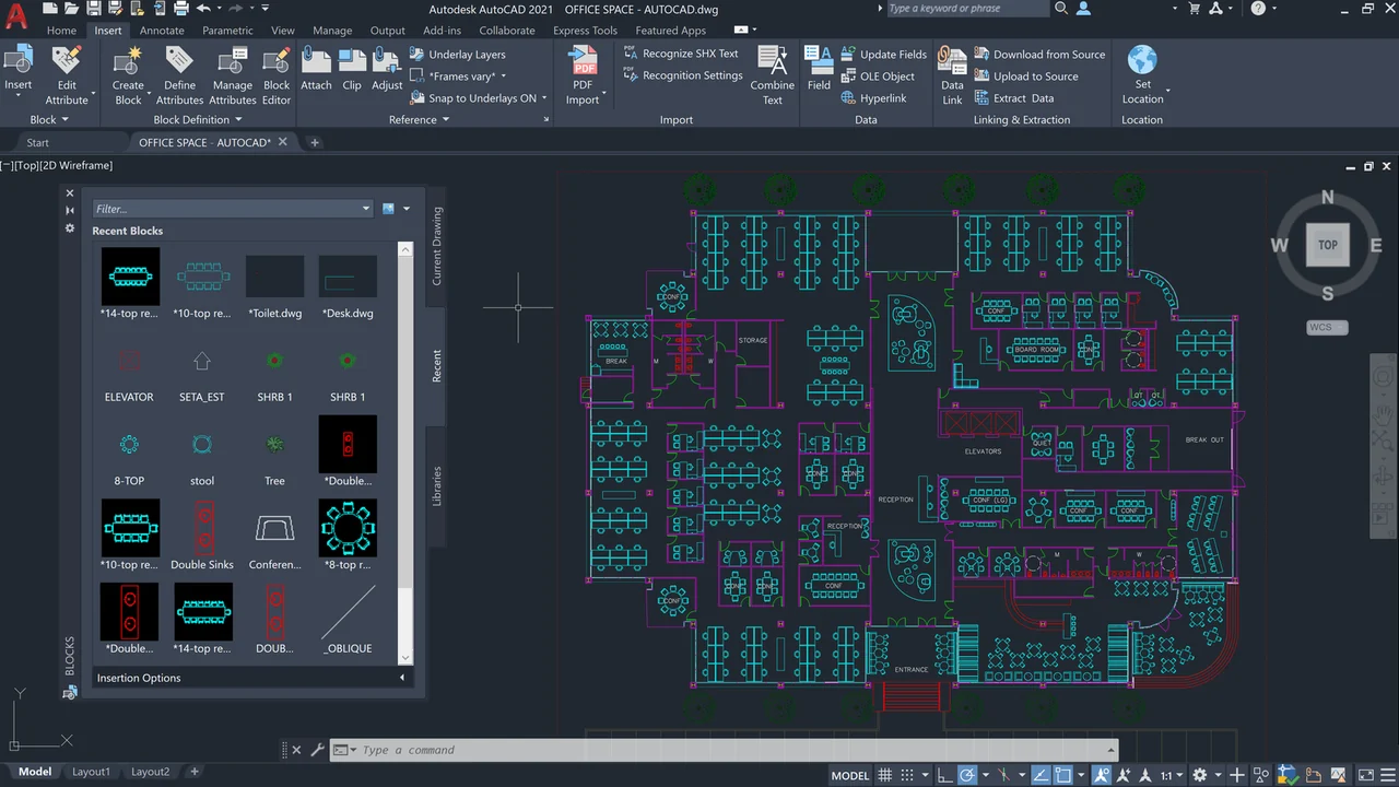 AutoCAD preview