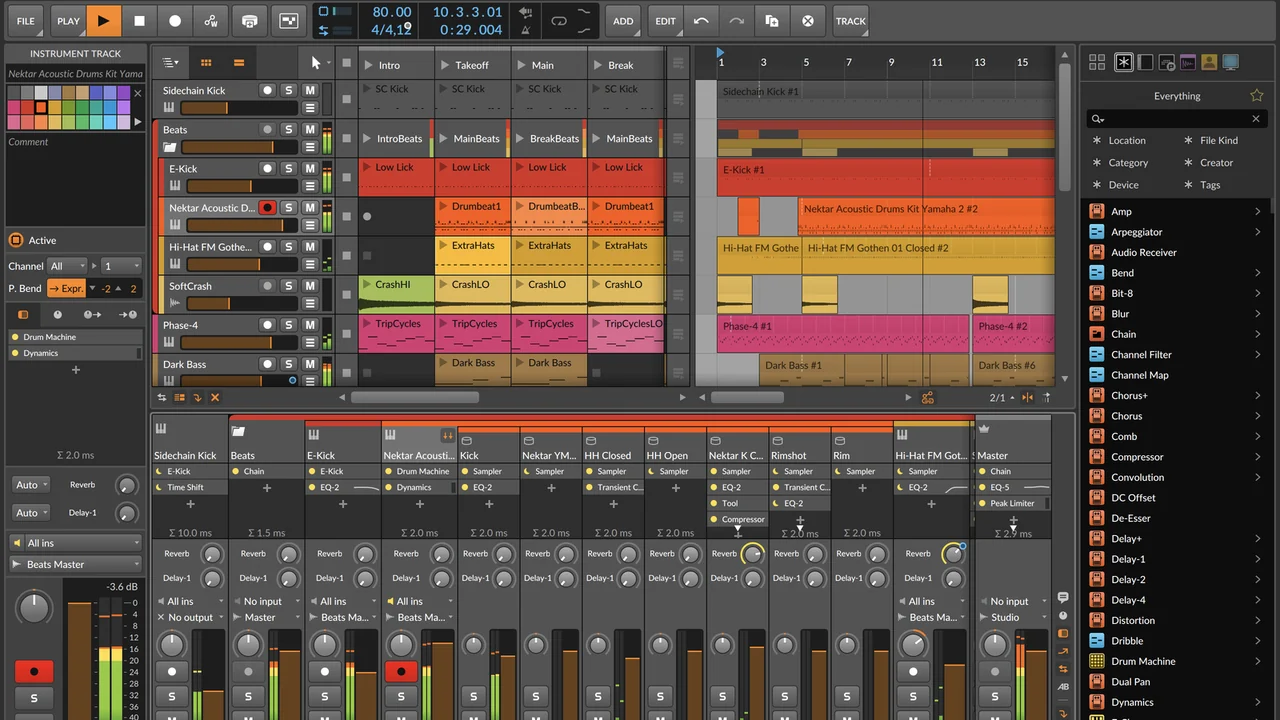 Bitwig Studio preview