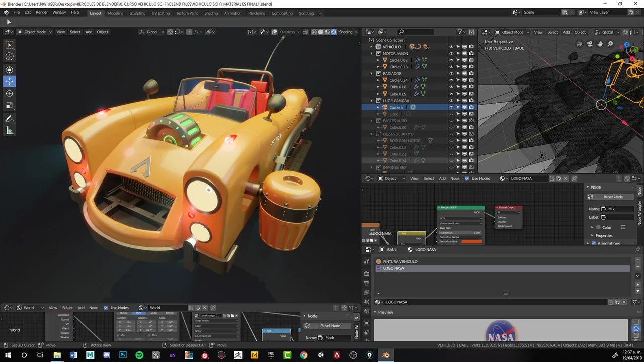 Blender preview