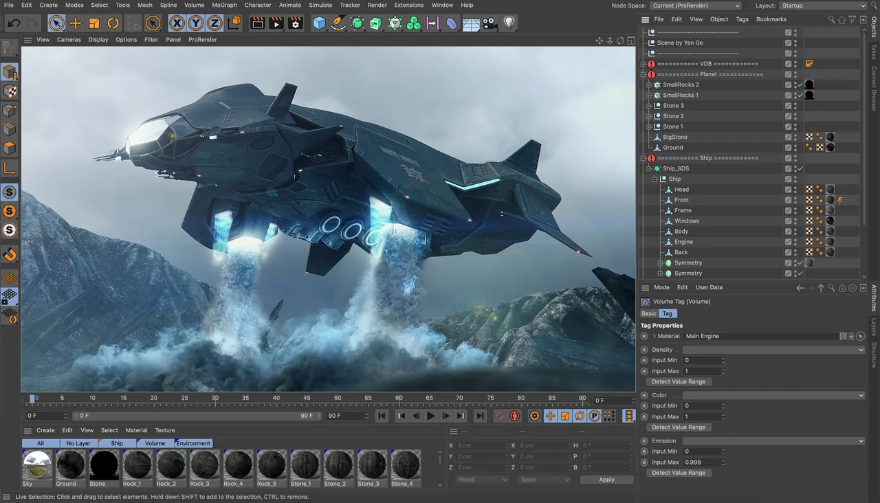 Cinema 4D preview