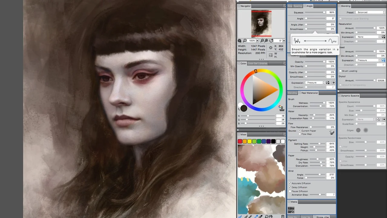 Corel Painter preview