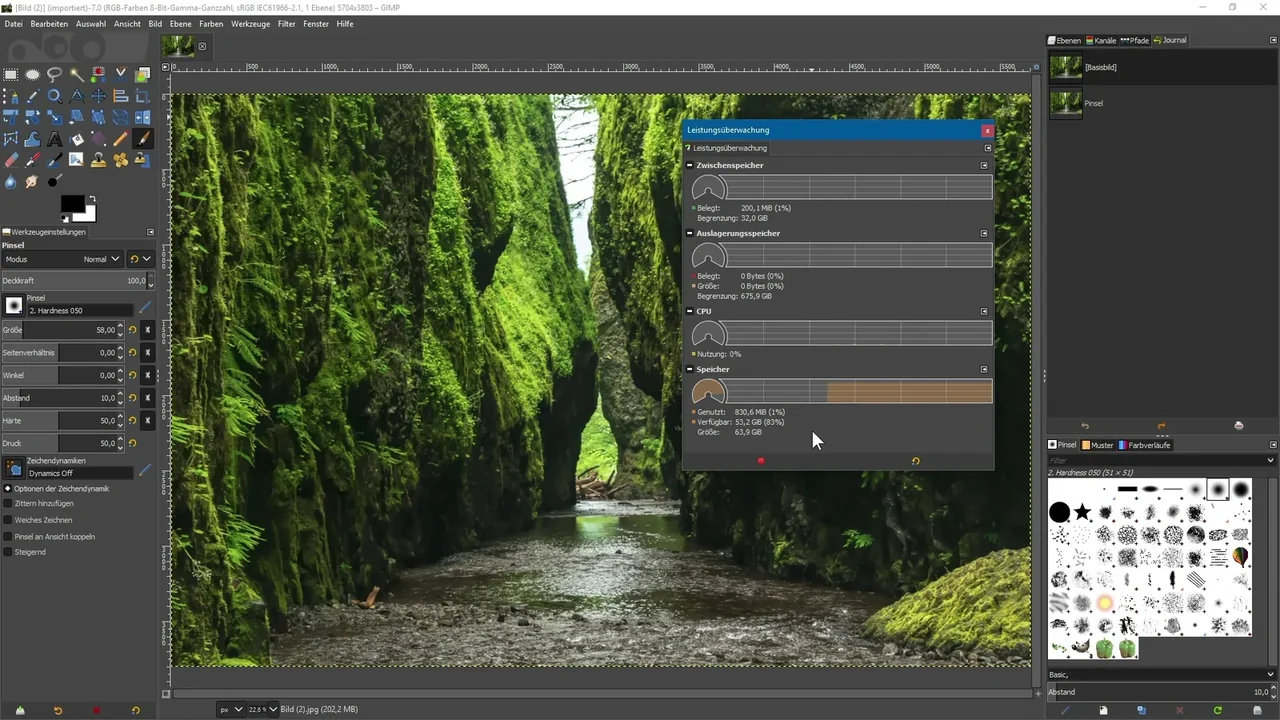 GIMP preview