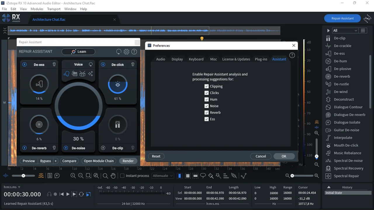 iZotope RX preview