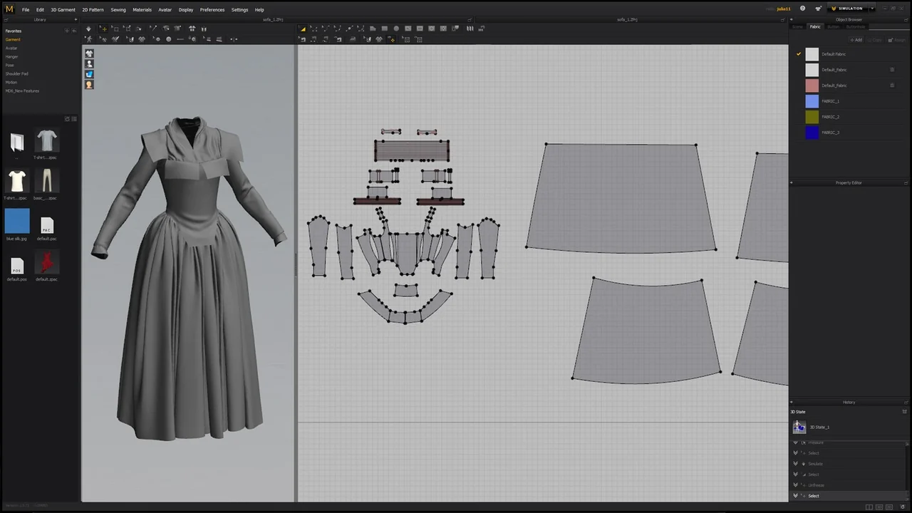 Marvelous Designer preview