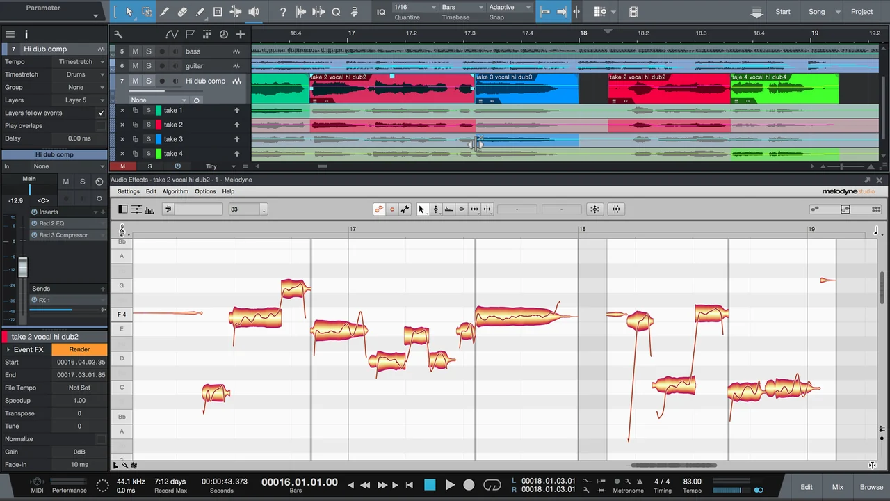 Melodyne preview
