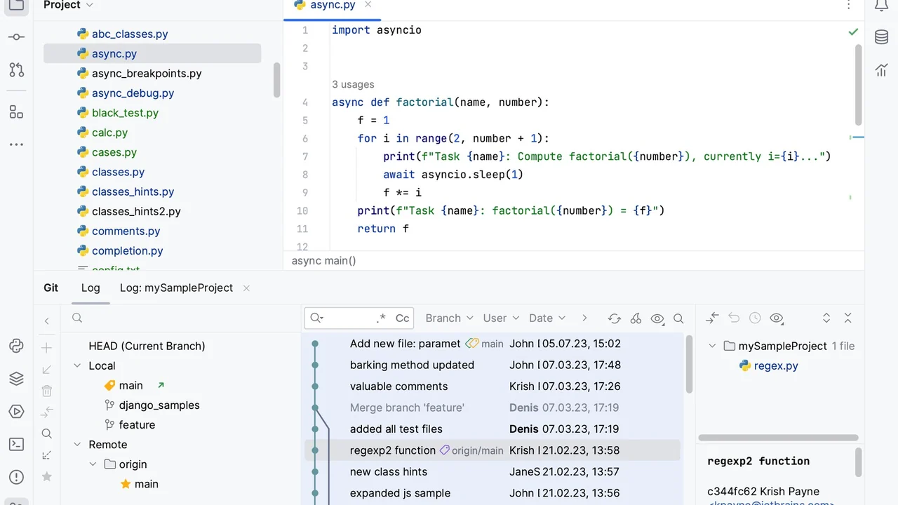 PyCharm preview