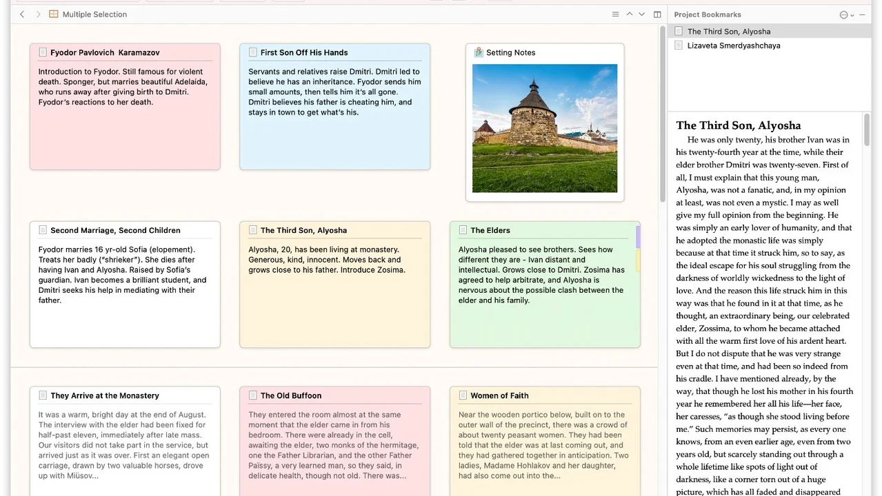 Scrivener preview