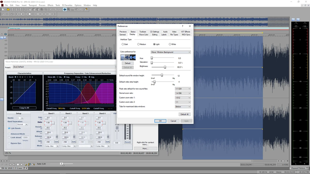SOUND FORGE preview